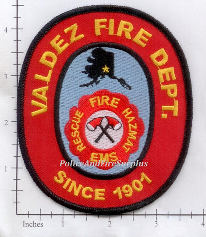 Alaska - Valdez Fire Dept Patch