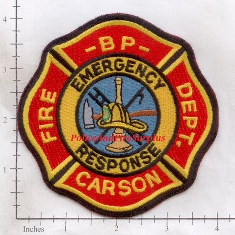 California - Carson BP Refinery Emergency Response Fire Dept Patch
