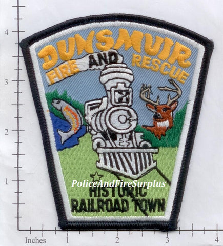 California - Dunsmuir Fire And Rescue Patch v2