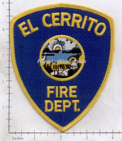 California El Cerrito Fire Dept Patch Police And Fire Surplus