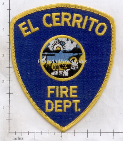 California - El Cerrito Fire Dept Patch