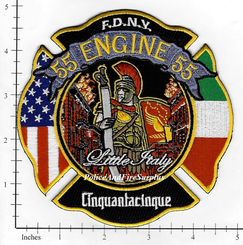 New York City Engine 55 Fire Patch v16 Knight