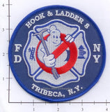 New York City Ladder   8 Fire Dept Patch v7 Ghostbuster
