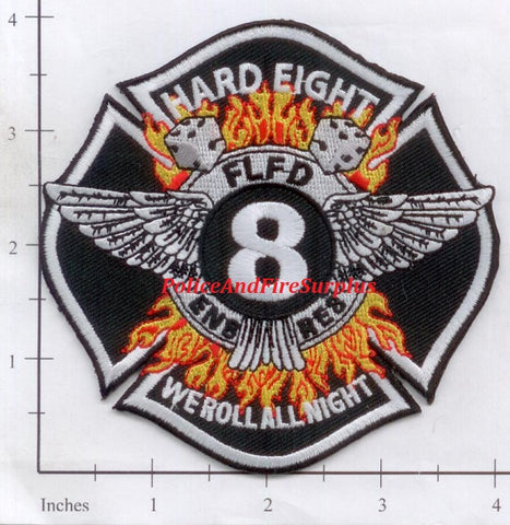 Florida - Fort Lauderdale Engine  8 Rescue 8 Fire Dept Patch