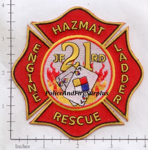 Florida - Jacksonville Station 21 Fire Dept Patch v2