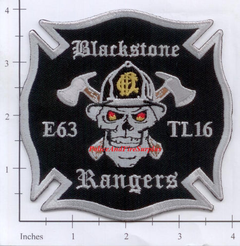 Illinois - Chicago Engine 63 Truck 16 Fire Dept Patch v3