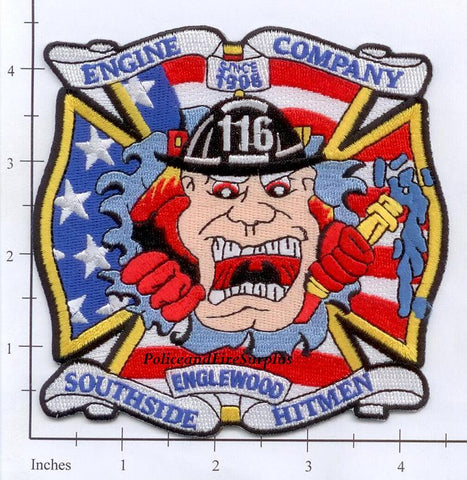 Illinois - Chicago Engine 116 Fire Dept Patch v1