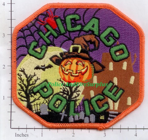 Illinois - Chicago Police Dept Patch Halloween