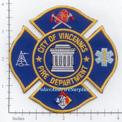 Indiana - Vincennes Fire Dept Patch
