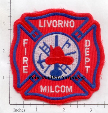 Italy - Camp Darby Military Communications Fire Rescue Patch Livorno