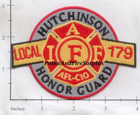 Kansas - Hutchinson Fire Dept Honor Guard Patch