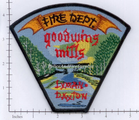 Maine - Goodwin Mills Fire Dept Patch