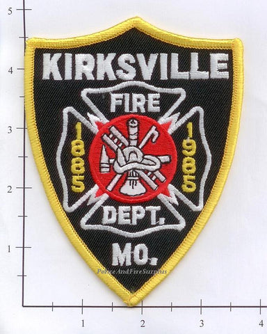Missouri - Kirksville Fire Dept Patch