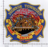 New Jersey  - Monroe Township District 1 Dept Patch