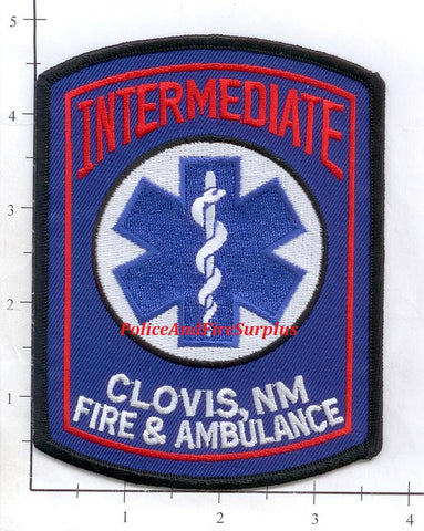 New Mexico - Clovis Fire & Ambulance EMT Intermediate Patch