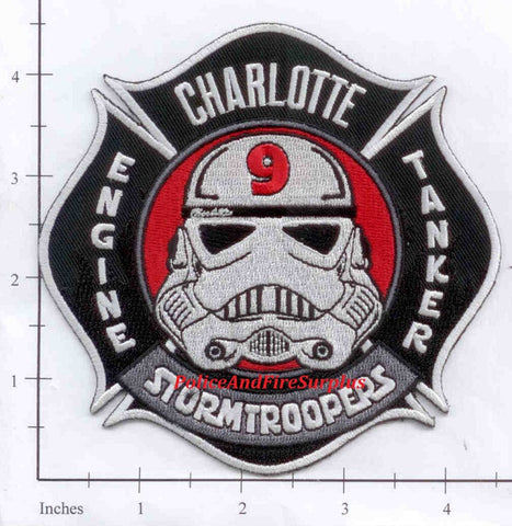North Carolina - Charlotte Engine 9 Tanker 9 Fire Dept Patch
