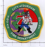North Carolina - Durham Squad 7 Fire Dept Patch