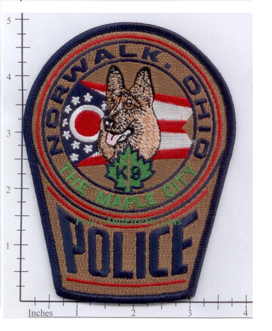 Ohio - Norwalk K-9 Police Dept Patch