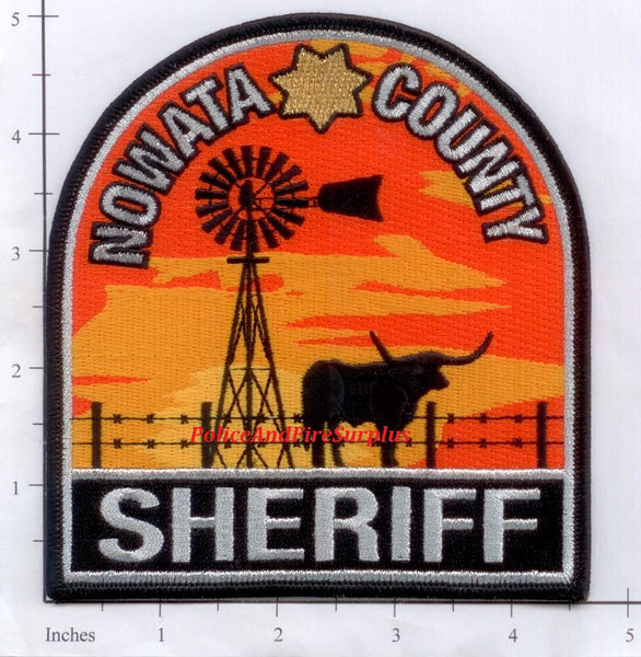 Oklahoma Nowata County Sheriff Police Dept Patch Police And Fire