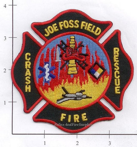 South Dakota - Joe Foss Field Crash Fire Rescue Fire Dept Patch