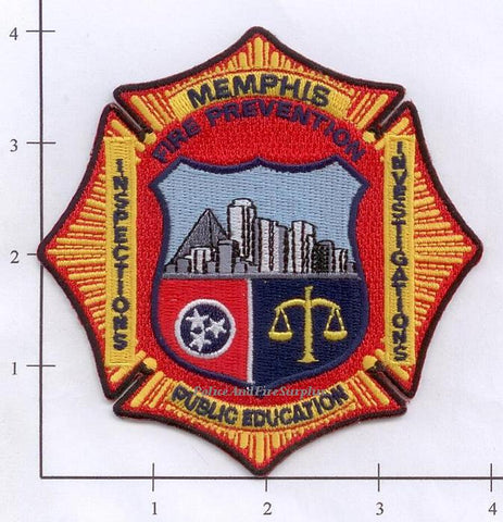 Tennessee - Memphis Fire Prevention Fire Dept Patch