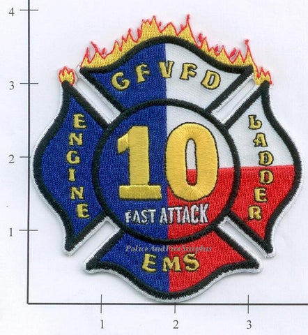 Texas - CyFair Station 10 Volunteer Fire Dept Patch