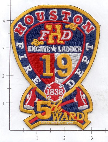 Texas - Houston Station 19 Fire Dept Patch