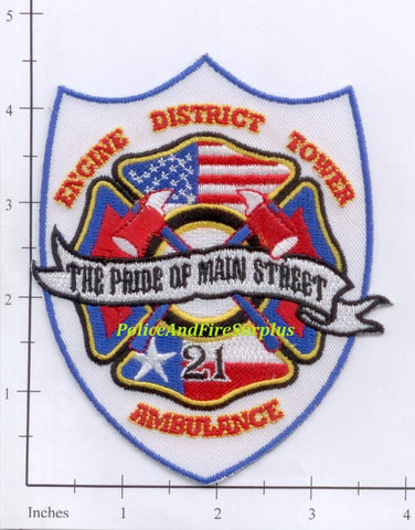 Texas - Houston Station 21 Fire Dept Patch v1
