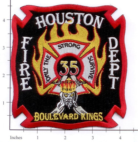 Texas - Houston Station 35 Fire Dept Patch v2