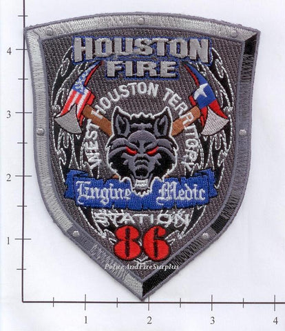 Texas - Houston Station 86 Fire Dept Patch v1