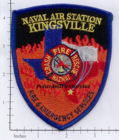 Texas - Kingsville Naval Air Station Fire & Emergency Services Fire Dept Patch v1