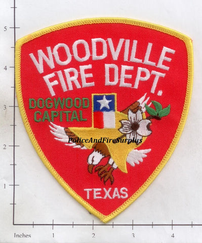 Texas - Woodville Fire Dept Patch