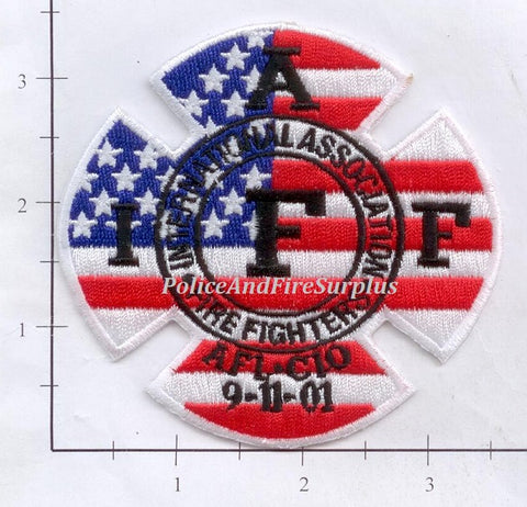 New York - IAFF AFL-CIO 9-11-01 Fire Dept Patch WTC