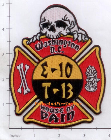 Washington DC - Engine 10 Truck 13 Fire Dept Patch v2