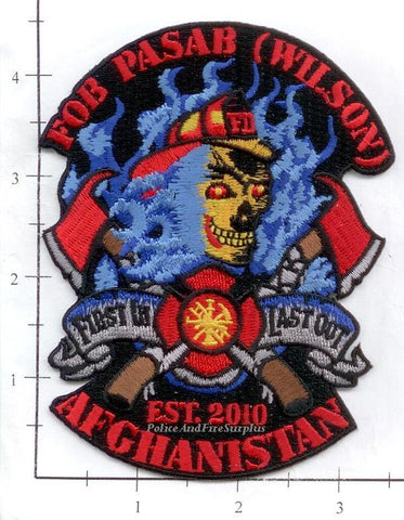 Afghanistan - Pasab FOB Wilson Fire Dept Patch