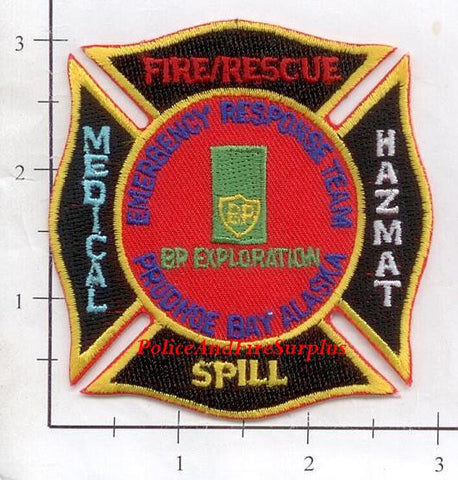 Alaska - Prudhoe Bay Emergency Response Team Fire Dept Patch