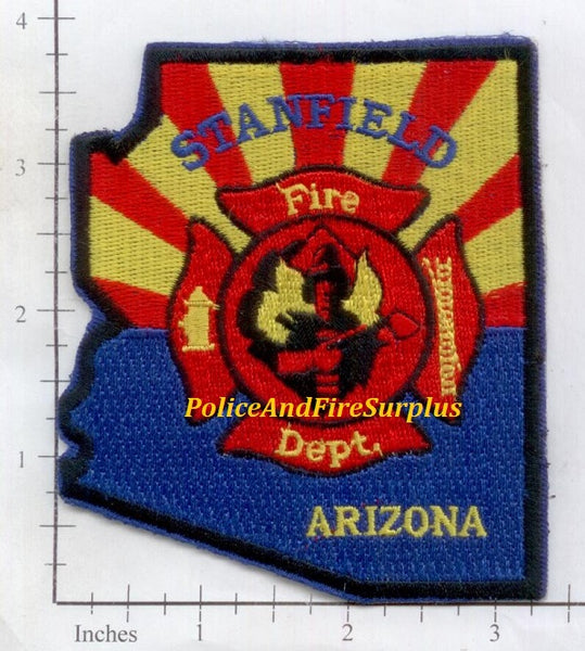 Arizona Stanfield Fire Dept Patch Police And Fire Surplus