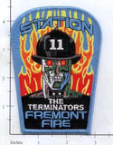 California - Fremont Station 11 Fire Dept Patch