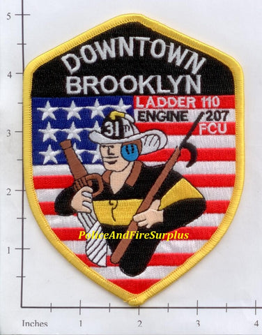 New York City Engine 207 Ladder 110 Battalion 31 FCU Fire Patch v33