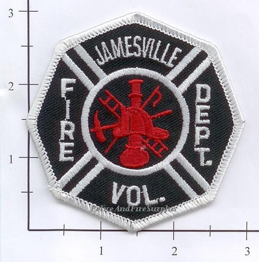 New York Jamesville Volunteer Fire Dept Patch Police And Fire Surplus