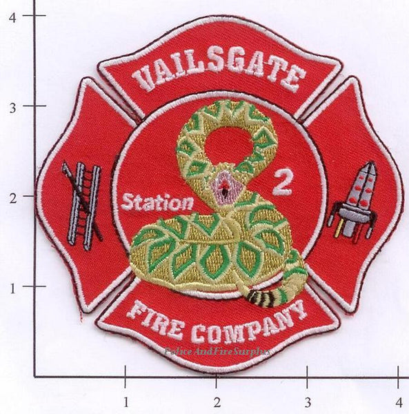 New York Vails Gate Fire Company Station 2 Fire Dept Patch Police And Fire Surplus