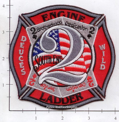 North Carolina - Charlotte Engine 2 Ladder 2 Fire Dept Patch
