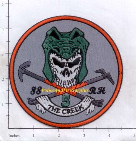 Virginia - Virginia Beach Navy MidAtlantic Region Station 5 Fire Dept Patch