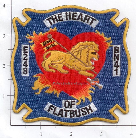 New York City Engine 248 Battalion 41 Patch v5