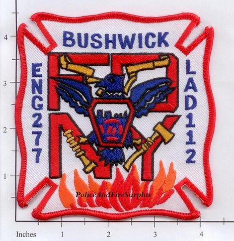 New York City Engine 277 Ladder 112 Fire Patch v14 RWB