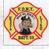 New York City Engine 326 Ladder 160 Battalion 53 Fire Patch v1