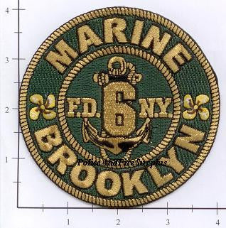 New York City Marine 6 Fire Patch v24 Green