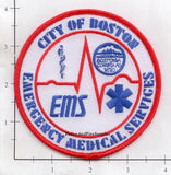 Massachusetts - Boston Fire Dept Emergency Medical Service Patch v3 round