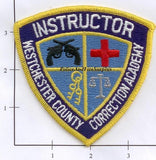 New York - Westchester County Corrections Academy Instructor Police Dept Patch