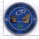 Alabama - Dothan Narcotics K-9 Patrol Police Dept Patch